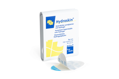 
            Hydroskin, waterdichte wondpleister met Hydrogel
    